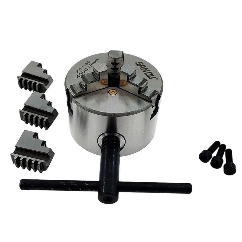 Precision Metalworking Lathe Chuck K11-80 & K12-80 2 Precision Metalworking Lathe Chuck K11-80 & K12-80 - Image 2