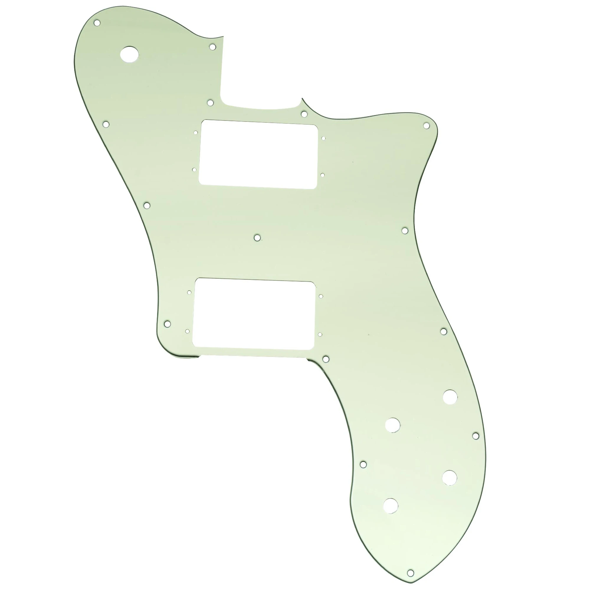 White Pickguard for Fender Tele Deluxe Models 9 White Pickguard for Fender Tele Deluxe Models - Image 9