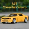 Bright Yellow Chevrolet Camaro Diecast Model 1:36 Scale