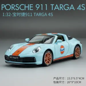 1:32 Scale Porsche 911 Targa 4S Convertible Model 15 S595c27d1861c4f9bb15d0e37ce0efd88c