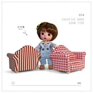 Miniature Dollhouse Armchair Set in 1:12 Scale 11 S599999f6c4c9478bb5372516eb18b85fV