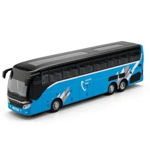 Leshue 1:30 Scale Alloy Bus Model in Blue 19 S59adf83060314f97826c214934bbe6c1E