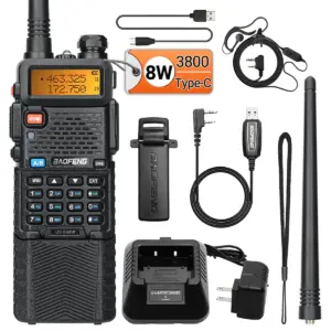 Baofeng UV-5R Dual-Band Walkie-Talkie 8W 19 S59ce9518191249ecbb5e8b7219981302A