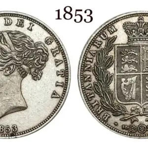 British Half Crown Coin Replica, 1840s-1850s 18 S59cff19931d84db3bd58421e3affc2fdY