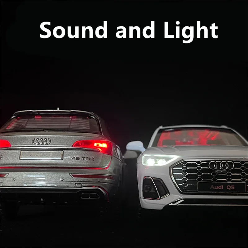Audi Q5 1:24 Diecast Model with Lights 1 Audi Q5 1:24 Diecast Model with Lights