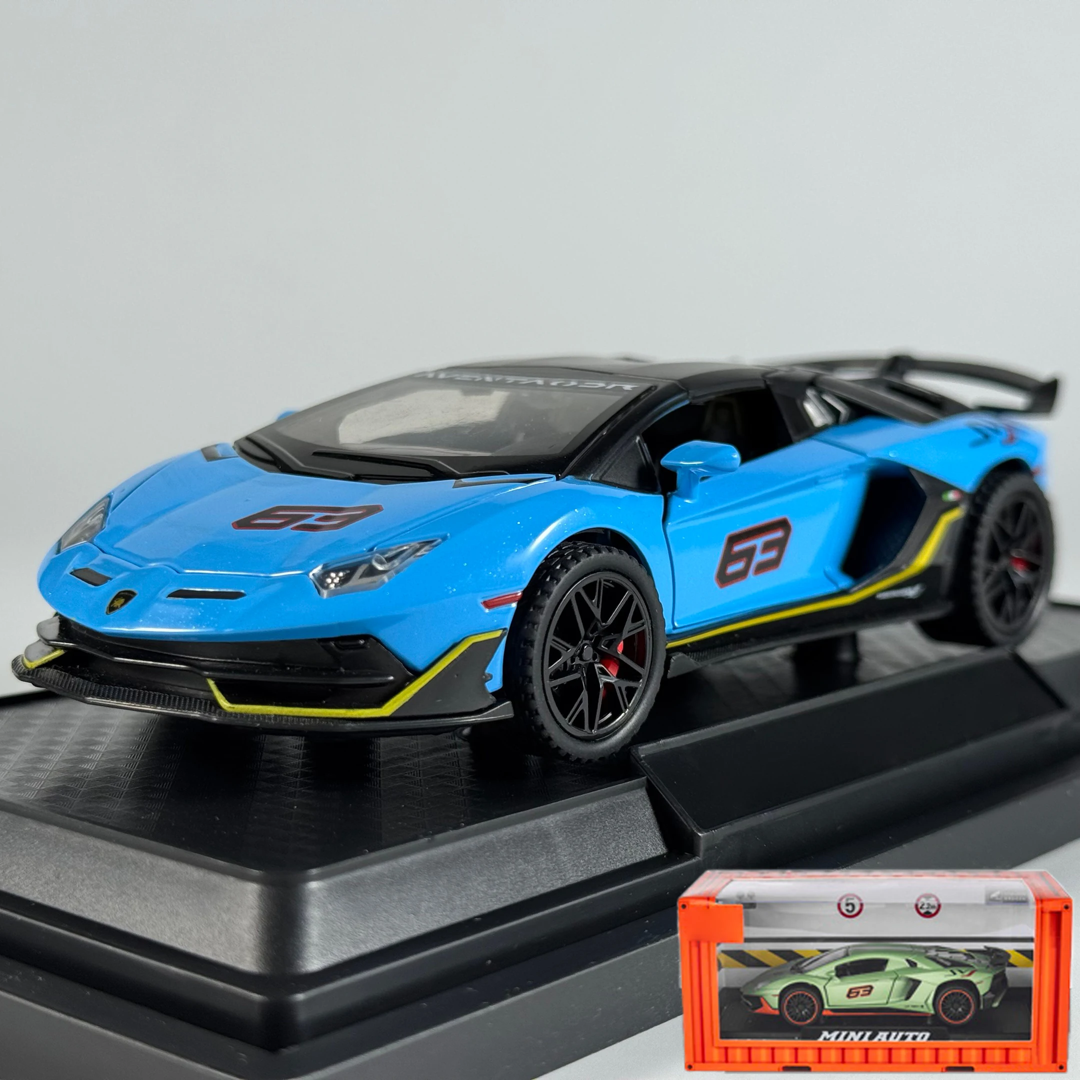 1:32 Scale Aventador SVJ 63 Diecast Model Car 9 1:32 Scale Aventador SVJ 63 Diecast Model Car - Image 9