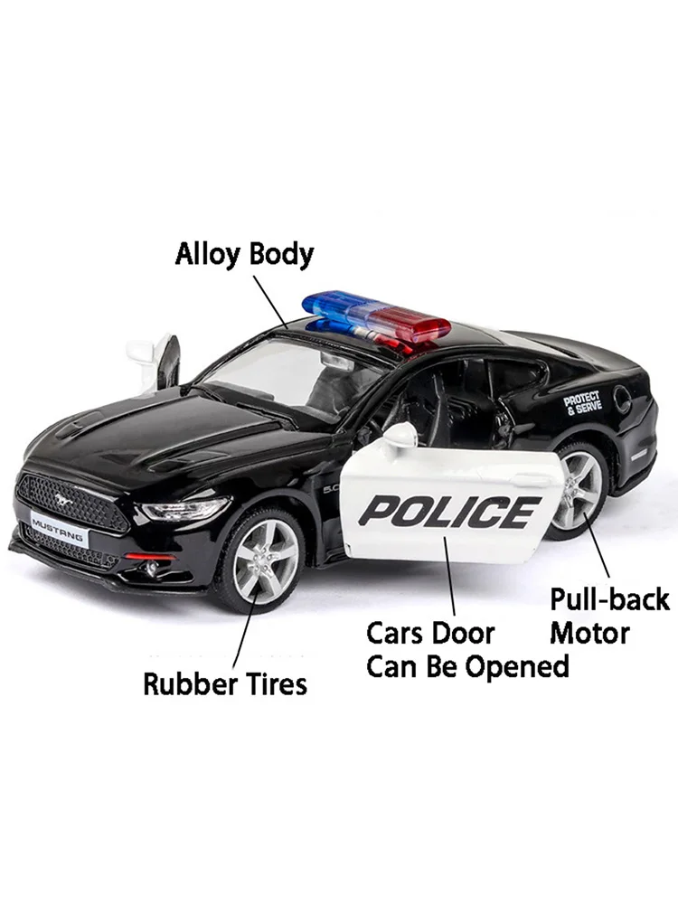 Mercedes Benz Dodge Police Car Diecast Model 3 Mercedes Benz Dodge Police Car Diecast Model - Image 3