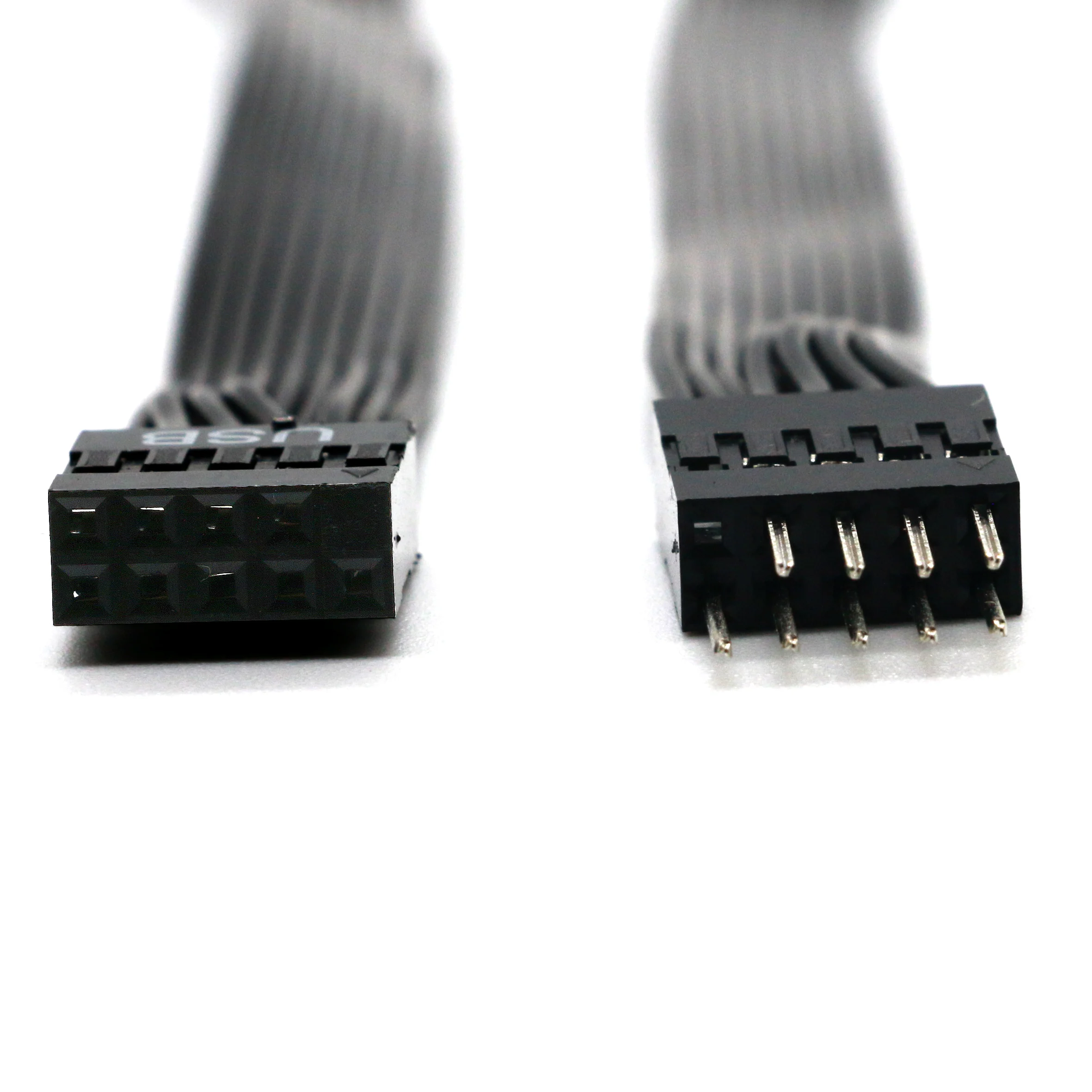 Black USB 2.0 Motherboard Extension Cable 50cm 3 Black USB 2.0 Motherboard Extension Cable 50cm - Image 3
