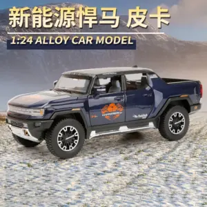Blue Hummer EV 1:24 Diecast Model with Lights 18 S5a61bda218c44b83b0097242b638865eQ