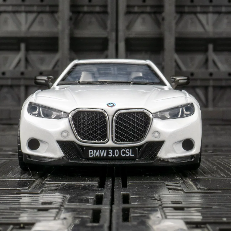 White BMW CSL 3.0 Diecast Car Model 6 White BMW CSL 3.0 Diecast Car Model - Image 6