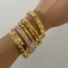 Stainless Steel Gold-Color Star Bracelet