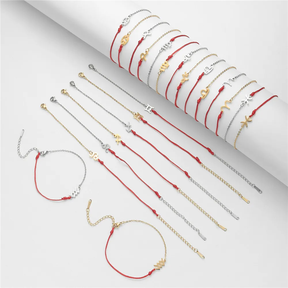 Women's Zodiac Bracelet with Silver Charm 3 Women's Zodiac Bracelet with Silver Charm - Image 3