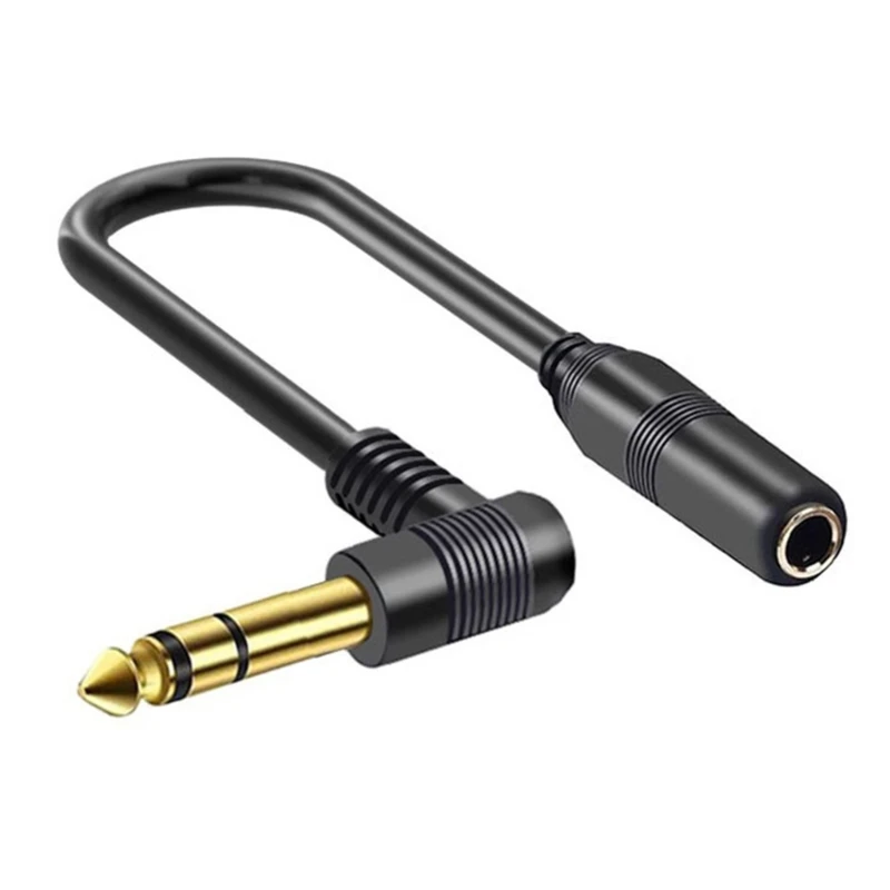 Right-Angle 1/4 Inch Audio Extension Cable 8 Right-Angle 1/4 Inch Audio Extension Cable - Image 8