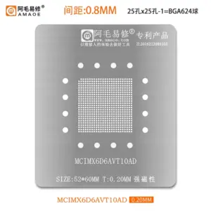 High-Precision BGA Stencil for MCIMX6 Series 6 S5ac2dd8f0d4d48dbb25ac8ca3b3c35a4Q