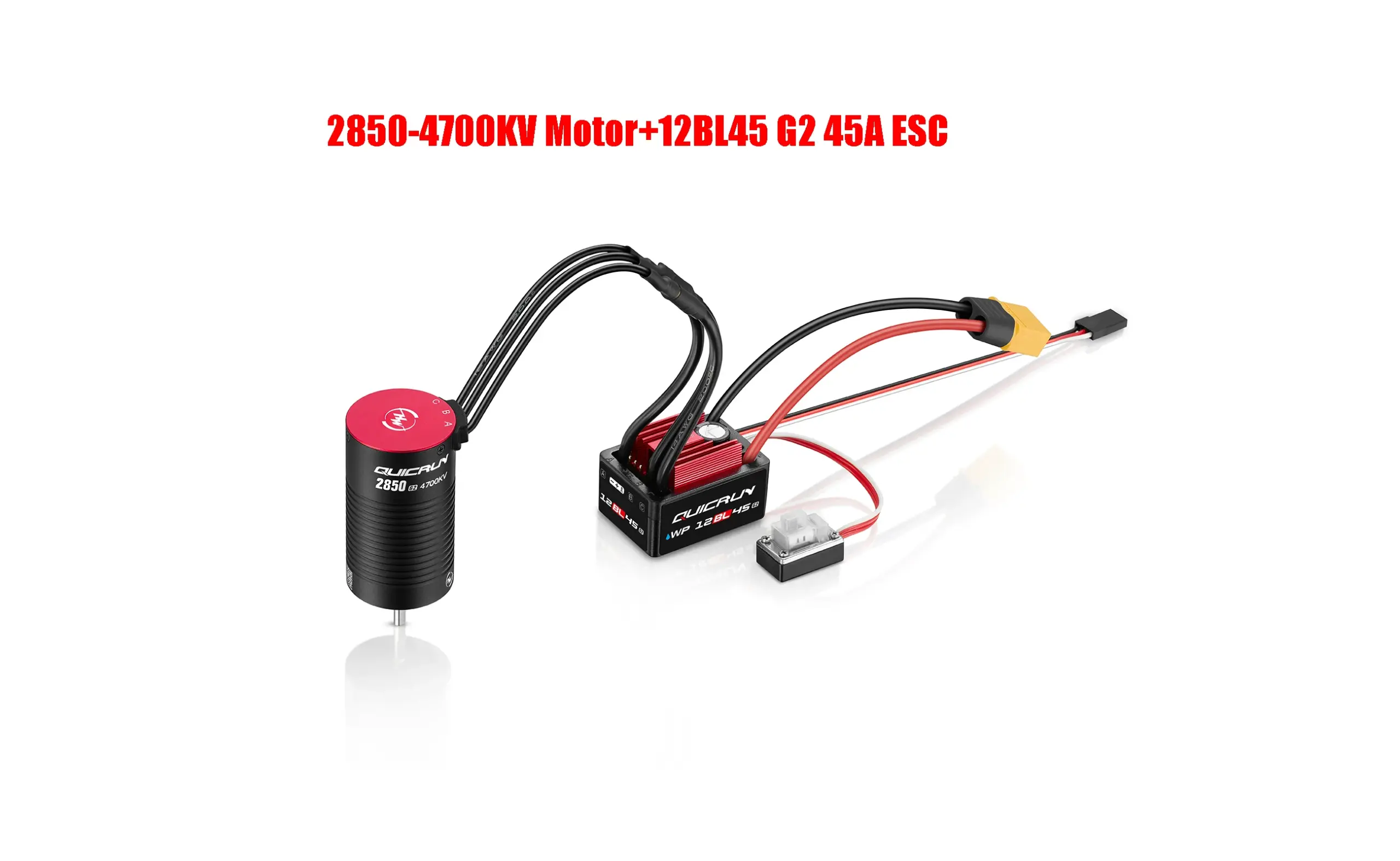 Waterproof 45A ESC & 2840-4700KV Motor Combo for RC 10 Waterproof 45A ESC & 2840-4700KV Motor Combo for RC - Image 10