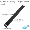 Premium African Ebony Guitar Fingerboard 700mm