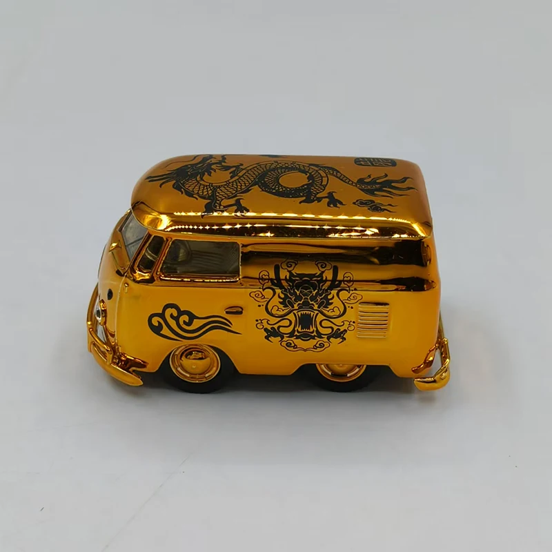 Gold Volkswagen T1 Diecast Model 1/64 Scale 3 Gold Volkswagen T1 Diecast Model 1/64 Scale - Image 3