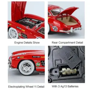 1:24 Scale Classic Race Car Model 15 S5b20f97612884323a56d53824ae30e70w