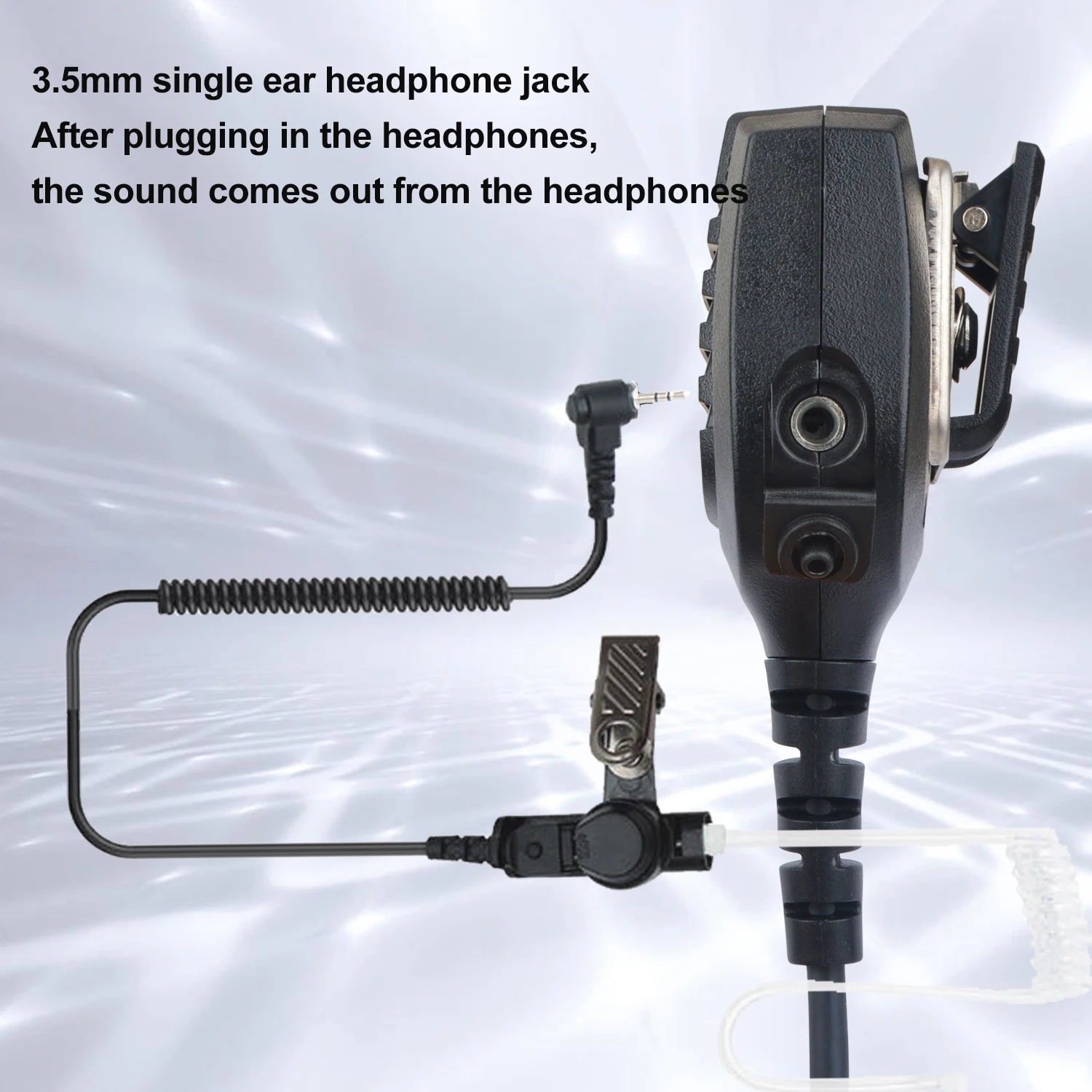 Waterproof Walkie-Talkie Microphone Speaker 4 Waterproof Walkie-Talkie Microphone Speaker - Image 4