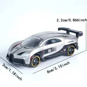 1:64 Silver-Shadow Leopard Die-Cast Model Car 10 S5b547222fa314a809f884173fced94f95