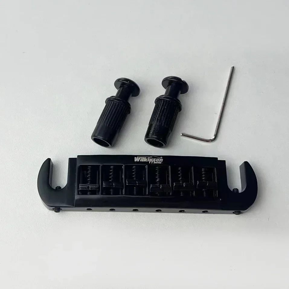 Wilkinson WOGT3 Black Electric Guitar Bridge 2 Wilkinson WOGT3 Black Electric Guitar Bridge - Image 2