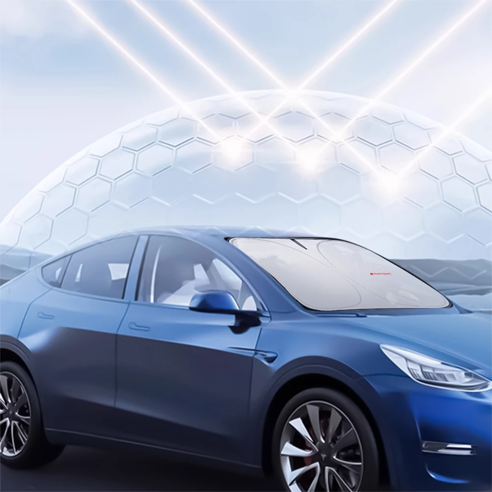 Foldable Car Sunshade 145x80cm for Vehicles 5 Foldable Car Sunshade 145x80cm for Vehicles - Image 5