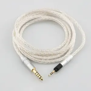 Premium Silver-Plated Audiophile Earphone Cable 8 S5bc3644e4c344958a24f13f82ff51873j
