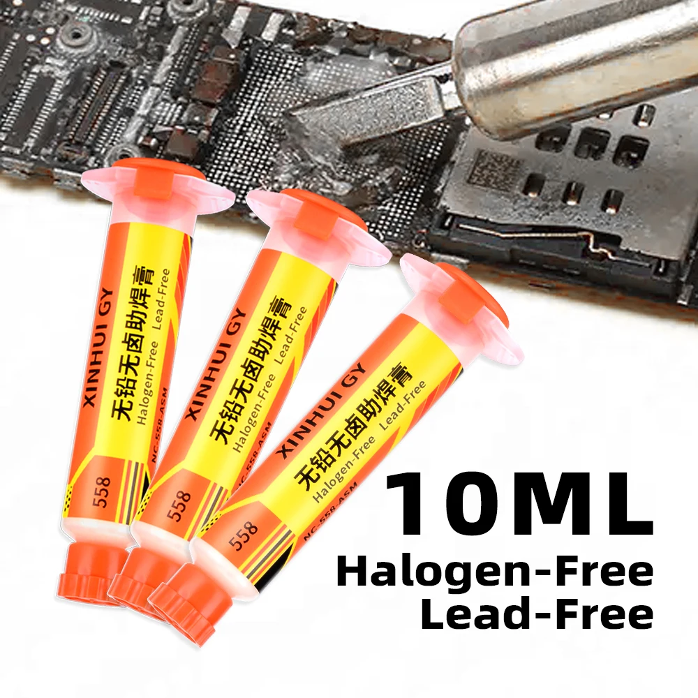 558 Lead-Free Halogen-Free Solder Paste 10ml 3 558 Lead-Free Halogen-Free Solder Paste 10ml - Image 3