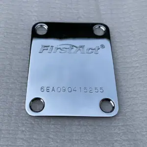 FirstA Chrome 6-String Guitar Neck Plate 5 S5bddae0fe42346eba793f28bbdb5e55bg