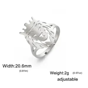 Lion King Crown Ring for Men & Boys 12 S5bf812e9a12d4b4dae77336bc3393066m