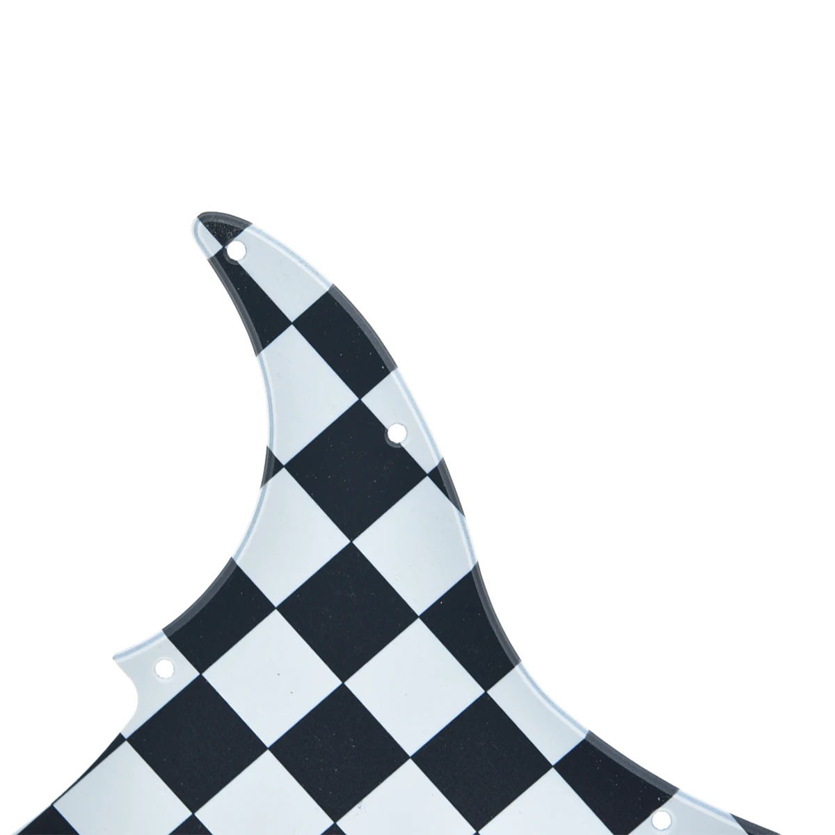 Checkered P Bass Pickguard for Fender 13-Hole 3 Checkered P Bass Pickguard for Fender 13-Hole - Image 3