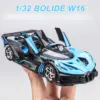 1:32 Bolide W16 Diecast Model with Lights