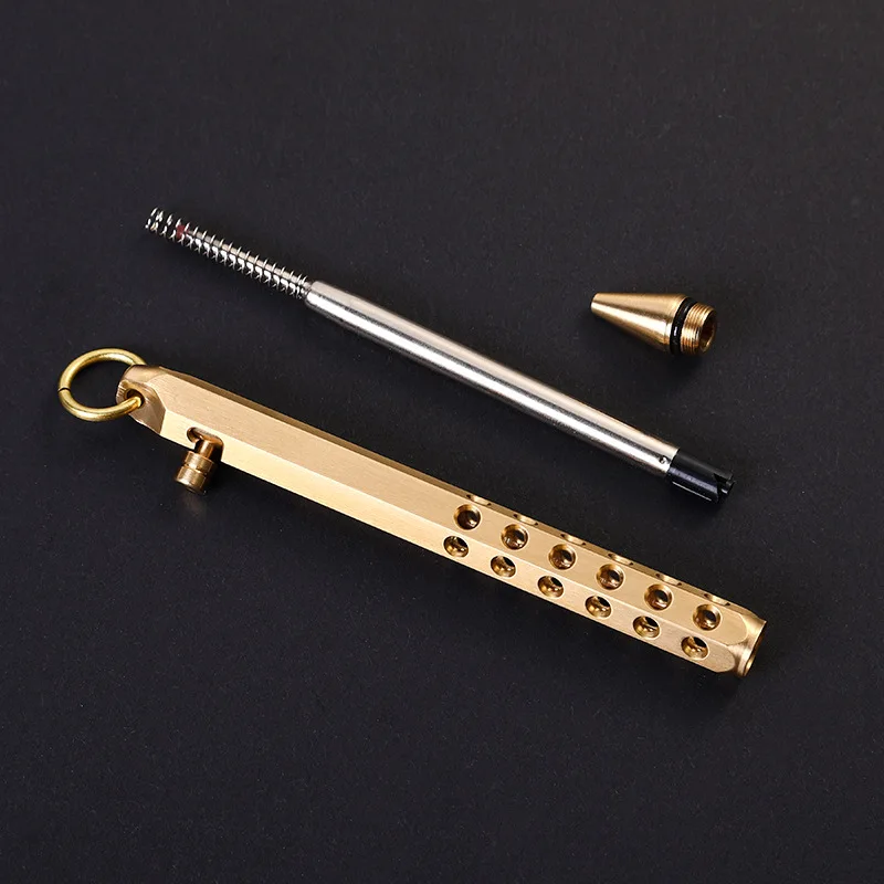 Brass Tactical Pen Set for Outdoors 6 Brass Tactical Pen Set for Outdoors - Image 6