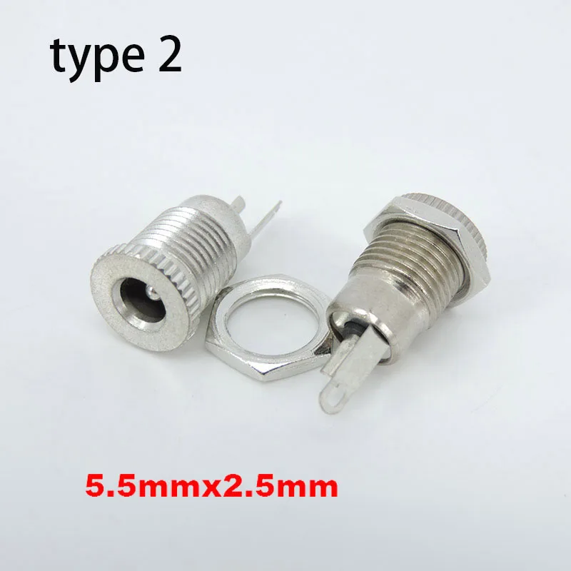 Durable Silver Metal DC Power Connectors Set 8 Durable Silver Metal DC Power Connectors Set - Image 8