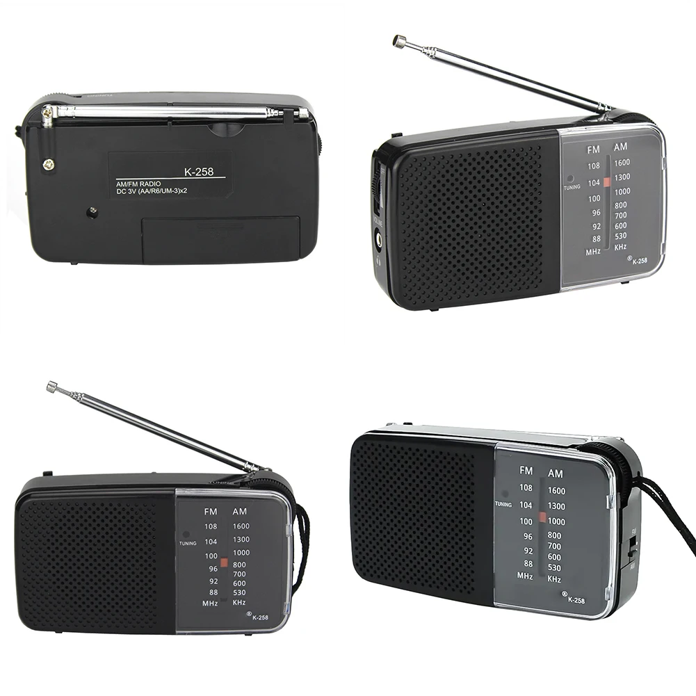 Stylish 115mm x 62mm x 28mm AM/FM Portable Radio 2 Stylish 115mm x 62mm x 28mm AM/FM Portable Radio - Image 2