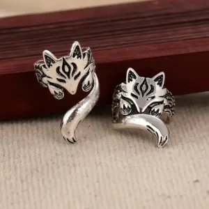 Silver Fox Clip Earrings for Women 9 S5c4189887dce466081fe7914fe943598P
