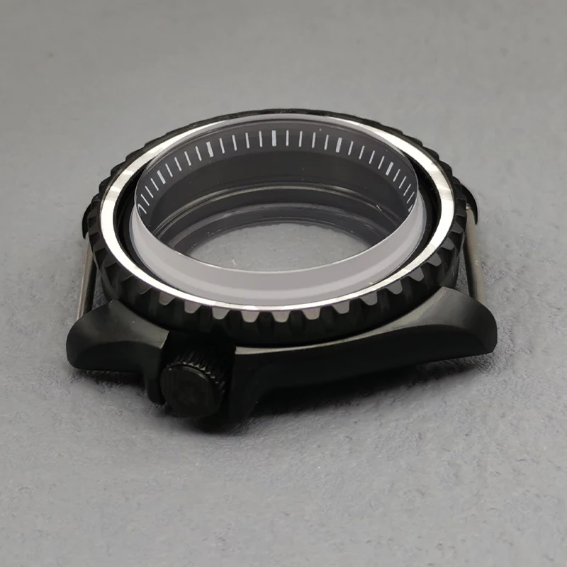 42mm Matte Black Watch Case for SK007 2 42mm Matte Black Watch Case for SK007 - Image 2