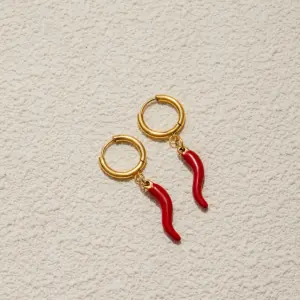 Vibrant Red Chili Pepper Stainless Steel Earrings 11 S5c58427707ef479d8754ef54edf26ad23