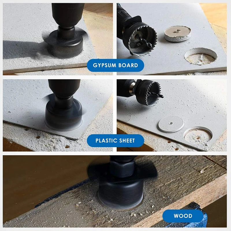 Professional Hole Saw Set 3/4" to 5" (19-127mm) 2 Professional Hole Saw Set 3/4" to 5" (19-127mm) - Image 2