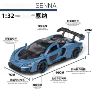 Orange 1:32 Diecast Race Car Model 12 S5c70bbf8b5cc4142a77ca51ebd432ea5u