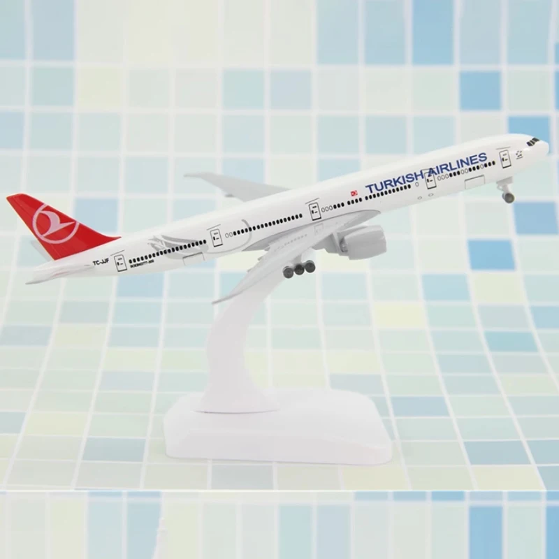 Diecast Boeing 777 Turkey Model 19cm Scale 6 Diecast Boeing 777 Turkey Model 19cm Scale - Image 6