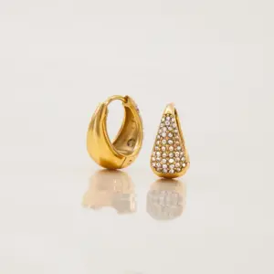 Stainless Steel U-Shaped Zircon Earrings 10 S5c7bcab89e45489aa428302598348a1eS