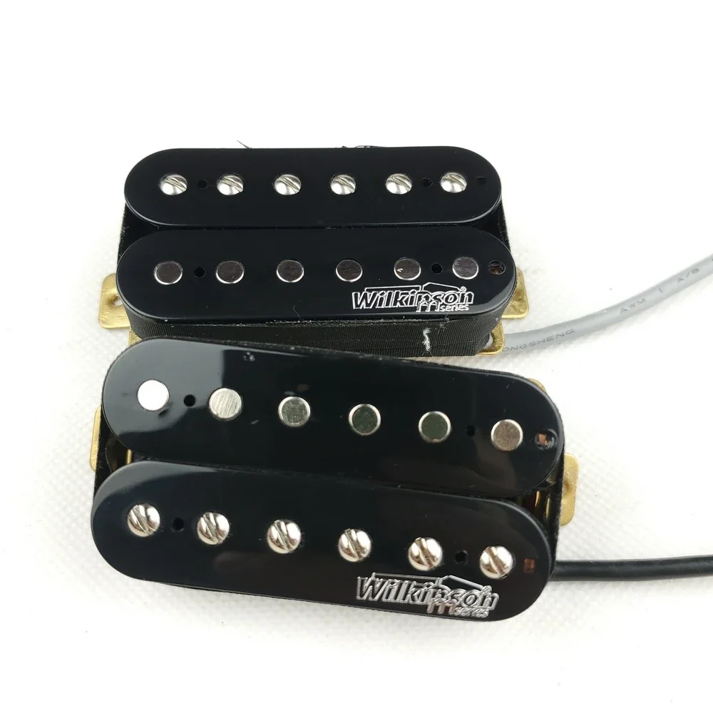 Wilkinson Black Open Coil Humbucker Pair for Guitars 2 Wilkinson Black Open Coil Humbucker Pair for Guitars - Image 2