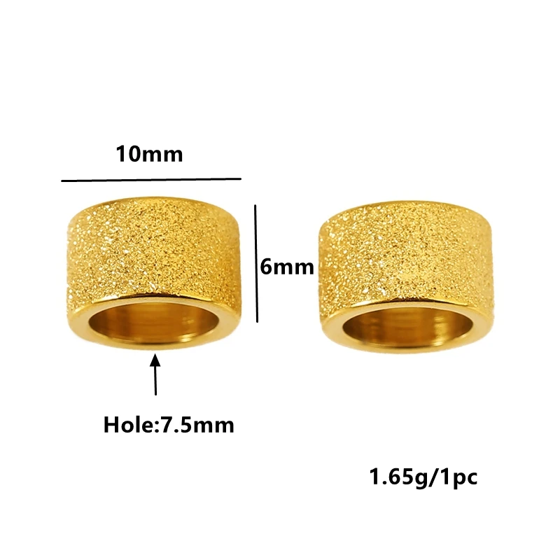 Stainless Steel Frosted Beads for Jewelry 3 Stainless Steel Frosted Beads for Jewelry - Image 3