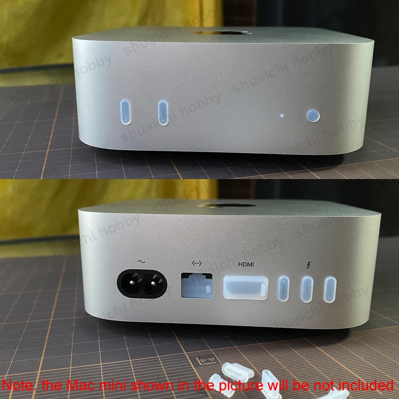 Mac Mini 2024 Silicone Dust Plug Set 5 Mac Mini 2024 Silicone Dust Plug Set - Image 5