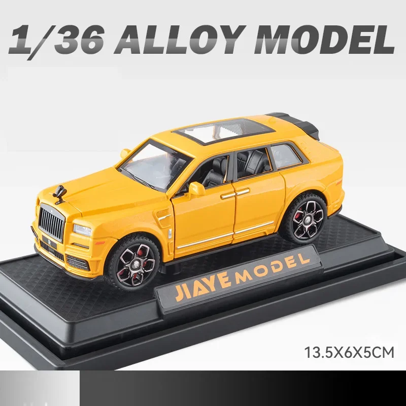 Luxury Black Rolls Royce Cullinan SUV Model 1:36 Scale 8 Luxury Black Rolls Royce Cullinan SUV Model 1:36 Scale - Image 8