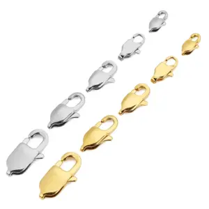 Stainless Steel Lobster Clasp Set 10-Piece 11 S5cc53f87cf704d0a81227215d60bdd8ak