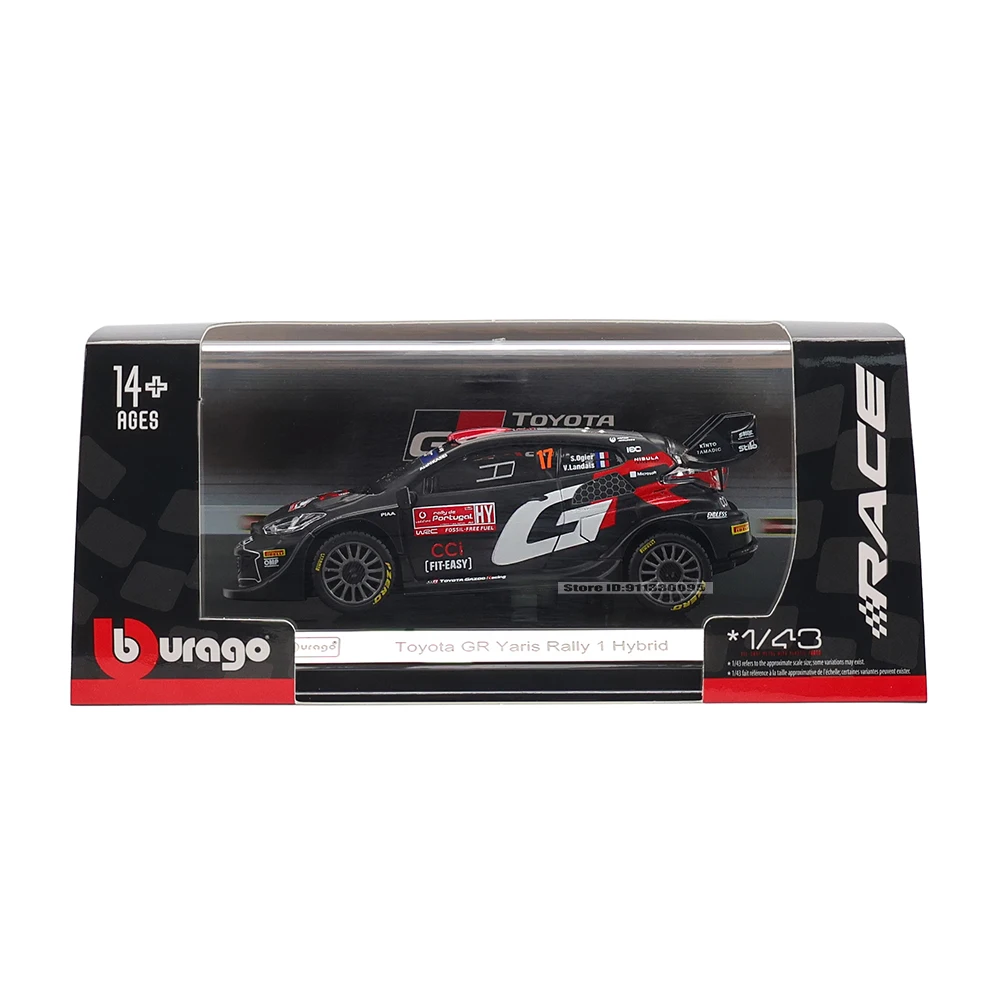 Toyota GR Yaris Rally 1 Hybrid 1:43 Diecast Model 6 Toyota GR Yaris Rally 1 Hybrid 1:43 Diecast Model - Image 6