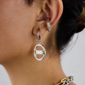 Modern Gold-Tone Stainless Steel Earring 11 S5d13f052c24a45a08b70944f0e6d4210V