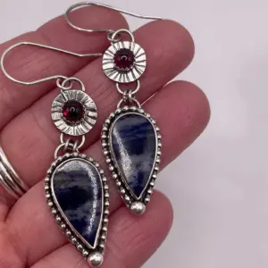 Vintage Blue Stone Drop Earrings 4 S5d2e4e3ab9d84656ae67ec20d1503e20k